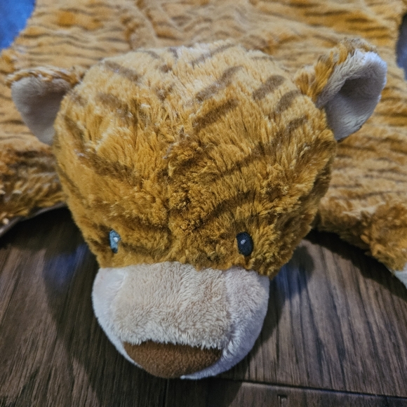 GUND Comfy Cozy Weasley Tiger Lovey Large 15"x22" Soft Security Blanket 320182.  - Picture 3 of 14